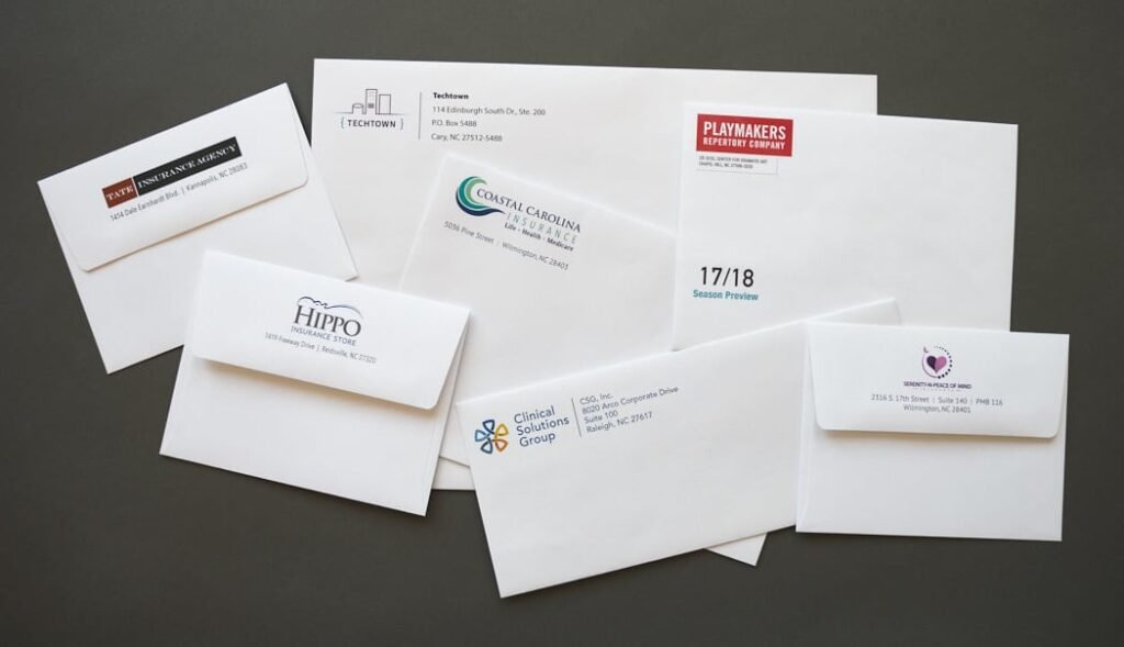 Envelope Printing Macclesfield